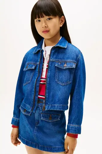 Dětská riflová bunda Tommy Hilfiger