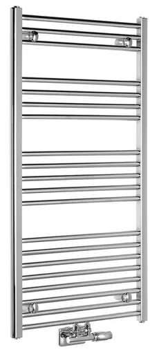 AQUALINE ALYA otopné těleso rovné 600x1188, středové připojení, chrom LLS303