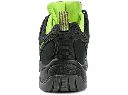 Obuv kotníková CXS Universe Meteor S3, černo-zelená, vel. 45
