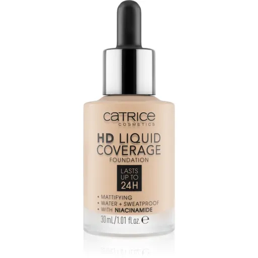 Catrice HD Liquid Coverage make-up odstín 010 Light Beige 30 ml