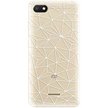iSaprio Abstract Triangles 03 - white pro Xiaomi Redmi 6A (trian03w-TPU2_XiRmi6A)