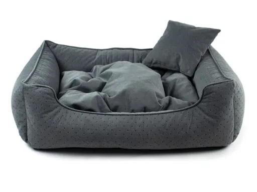 Vsepropejska Snug elegantní pelech pro psa Barva: Tmavě-šedá, Rozměr (cm): 90 x 75