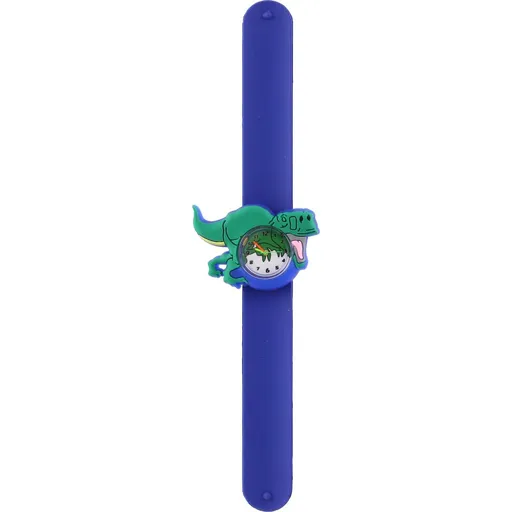 Dětské hodinky samonavíjecí dinosaurus tmavě modré