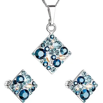 EVOLUTION GROUP 39126.3 aqua souprava Swarovski
 (Ag925/1000, 4,8 g) (8590962393156)