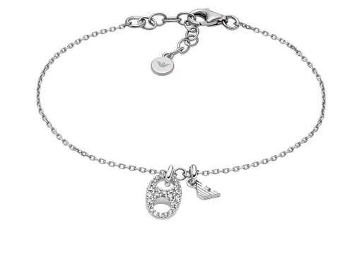 Emporio Armani Dámský stříbrný náramek s kubickými zirkony EG3631040