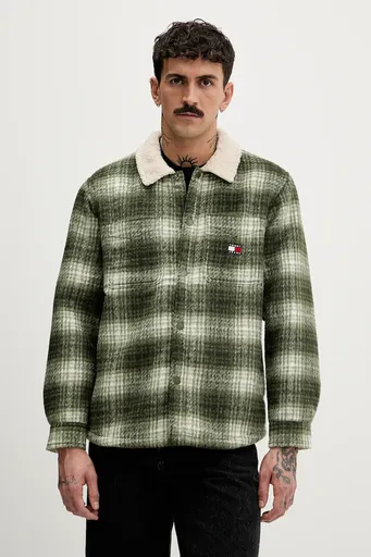 Košilová bunda Tommy Jeans