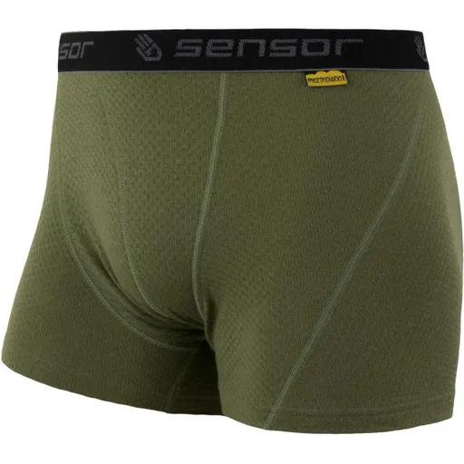 Sensor MERINO DF Pánské funkční trenky, khaki, velikost XXL
