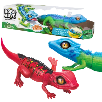 Robo alive ještěrka - Červeno modrá