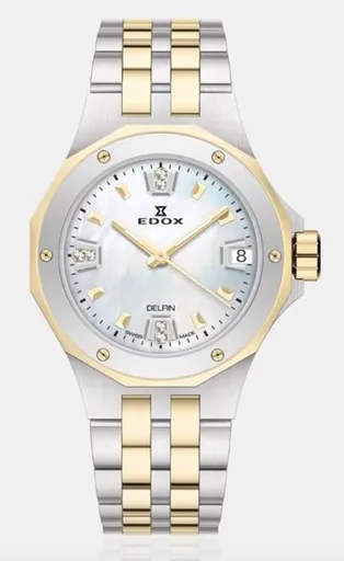 EDOX Delfin The Original Diver Date Lady 53100-357JM-NADND
