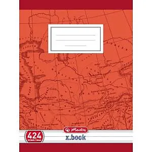 Školní sešit 424, linka s okrajem