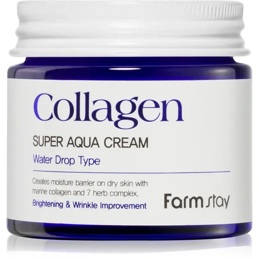 Farmstay Collagen Super Aqua hydratační pleťový krém 80 ml