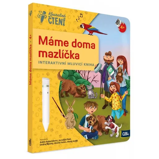 Albi Kouzelné čtení Kniha Máme doma mazlíčka