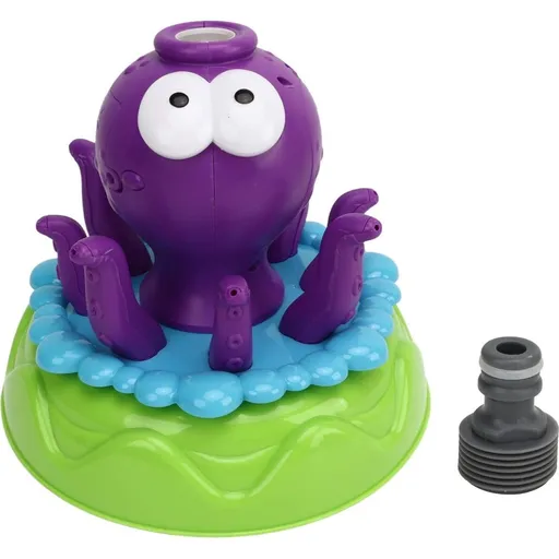 Alltoys Stříkací chobotnice na zahradu s bublifukem 150 ml zelený podstavec