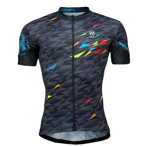 HAVEN TEAM NEO MEN Pánský cyklistický dres, černá, velikost XXXL