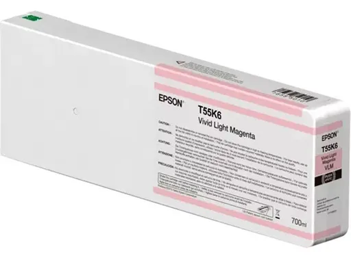 Epson C13T55K60N světle purpurová (vivid light magenta) originální cartridge