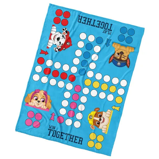 Carbotex Dětská deka Tlapková Patrola Člověče Nezlob Se, 130 x 170 cm