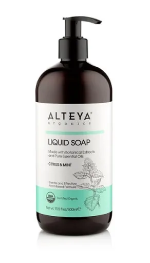 Alteya Organics BIO Tekuté mýdlo Citrus & Máta 500 ml