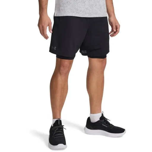 Under Armour TECH VENT 2IN1 SHORT Pánské šortky, černá, velikost S