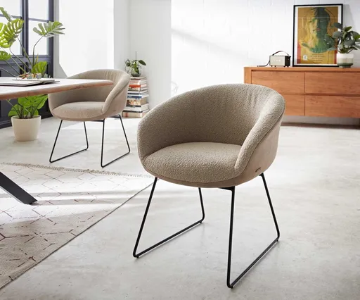 Jídelní židle Vinka-Flex tenká podnož kovová černá smíšené