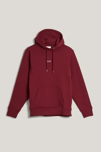 MIKINA GANT SMALL GRAPHIC SWEAT HOODIE PLUMPED RED