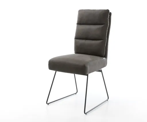 Jídelní židle Pela-Flex antracitová vintage černá podnož