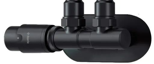 DEANTE Mosaz, EPDM termostatický ventil pro koupelnový radiátor levý AGI_NZL1