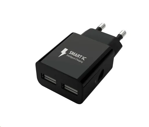 WG - Síťová nabíječka 2x USB-A 2, 4A, black