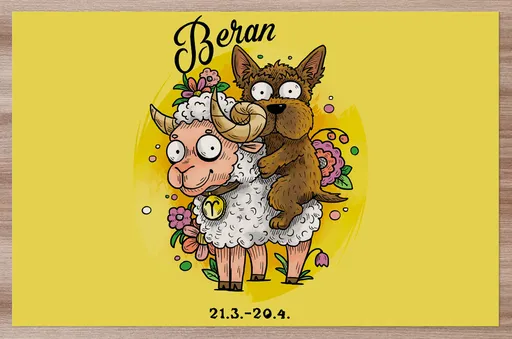 Prostírání Psí znamení – beran