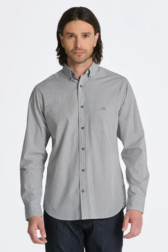 KOŠILE GANT REG CLASSIC POPLIN BANKER SHIRT BLACK