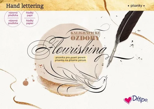 Krasopísanka Flourishing - Kaligrafické ozdoby