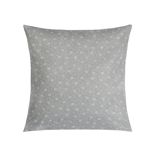 Bellatex Polštářek Adéla Pnoucí kvítek šedá, bílá, 40 x 40 cm