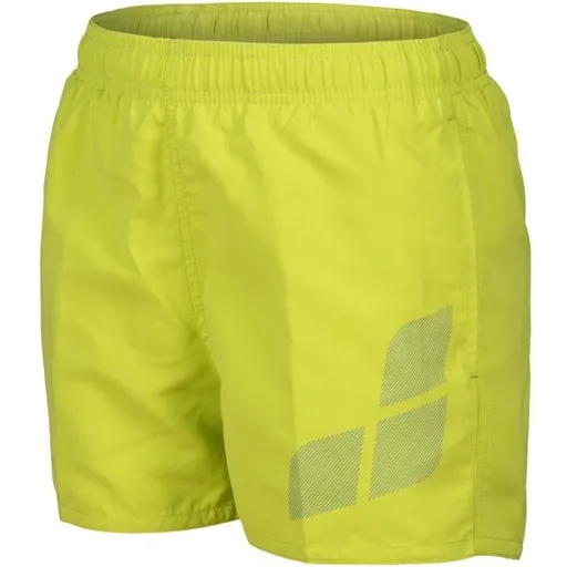 Arena BEACH SHORT LOGO JR Chlapecké sportovní šortky, světle zelená, velikost 6-7Y