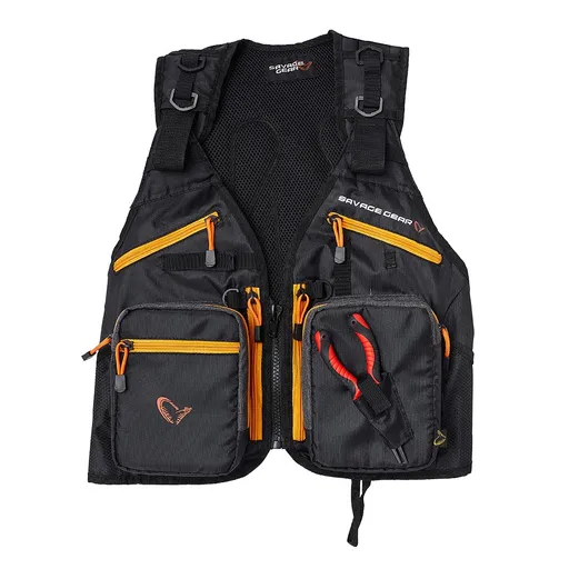 Savage Gear Přívlačová vesta Pro-Tact Spinning Vest One Size Black,Savage Gear Přívlačová vesta Pro-Tact Spinning Vest One Size Black