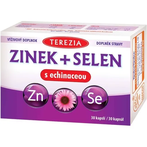 TEREZIA ZINEK + SELEN S ECHINACEOU 30 CAPS Minerální doplněk, , velikost