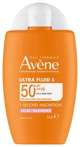 Avène Rozjasňující ochranný pleťový fluid SPF 50+ Radiance (Ultra Fluid) 50 ml