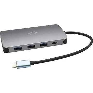 i-tec USB-C Metal Nano Dock HDMI/VGA with LAN, Power Delivery 100W + zdroj 112W (C31NANOVGA112W)