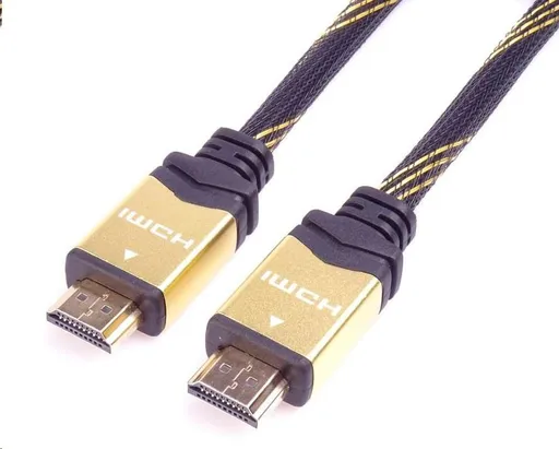 PREMIUMCORD Kabel HDMI 2.0 High Speed + Ethernet kabel HQ, zlacené konektory, 1, 5m