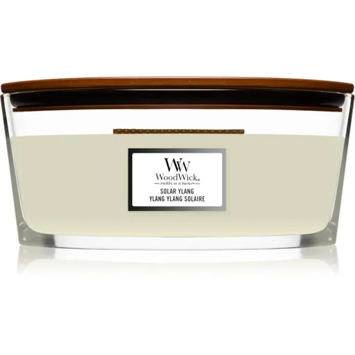 Woodwick Solar Ylang vonná svíčka s dřevěným knotem (hearthwick) 453.6 g