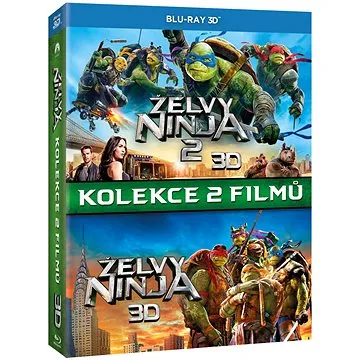 Želvy Ninja - Kolekce 1+2 3D+2D (3BD) - Blu-ray (P01017)