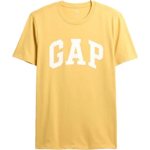 GAP BASIC LOGO Pánské tričko, žlutá, velikost