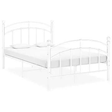 Shumee bílý kov 120×200 cm, 324974 (324974)