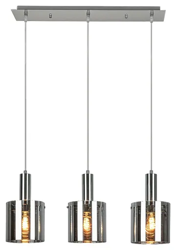 Rabalux závěsné svítidlo Donati E27 3x MAX 60W chromová 5250