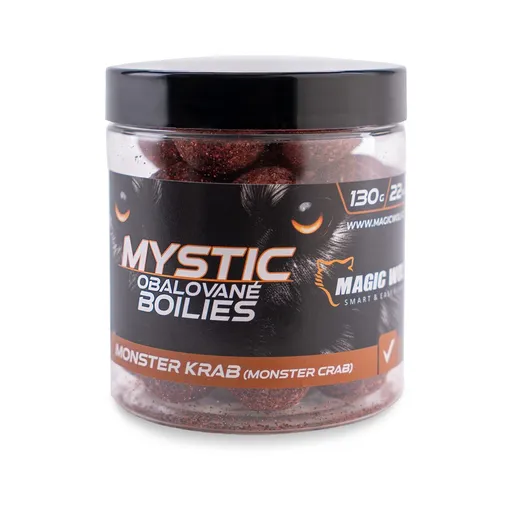 Magic Wolf Boilies obalované Mystic 130g - Monster crab 26mm,Magic Wolf Boilies obalované Mystic 130g - Monster crab 26mm