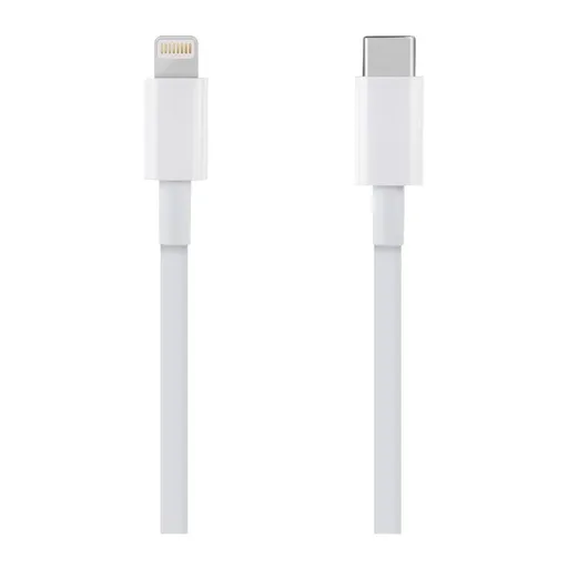 OBAL:ME Fast Charge USB-C/Lightning Kabel 1m White