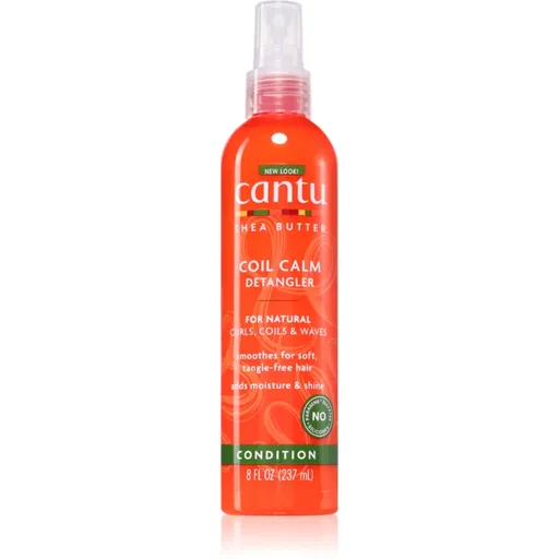 CANTU Shea Butter Detangler sprej pro snadné rozčesání vlasů pro vlnité a kudrnaté vlasy 237 ml