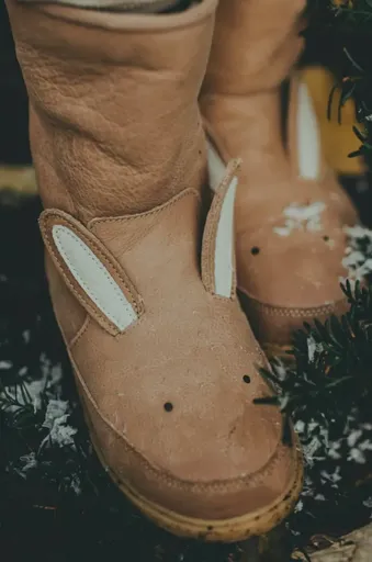 Dětské kožené zimní boty Donsje Wadudu Classic Boots Bunny