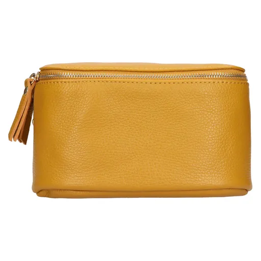 Dámská kožená ledvinka Italia Milagros - hořčicová