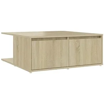 SHUMEE Konferenční stolek dub sonoma 80 × 80 × 31 cm dřevotříska, 806879 (806879)