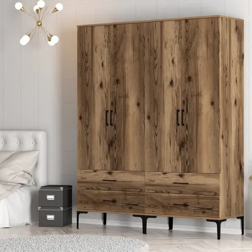 Šatní skříň Kumsal TT - Walnut