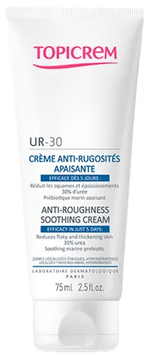 Topicrem Zklidňující krém proti zrohovatělé pokožce UR30 (Anti-Roughness Soothing Cream) 75 ml